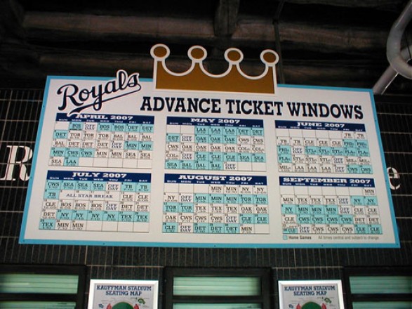 Royals Ticket Signs