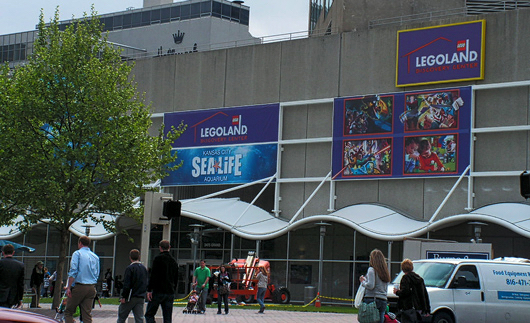 Crown Center Sea Life & Legoland Banners
