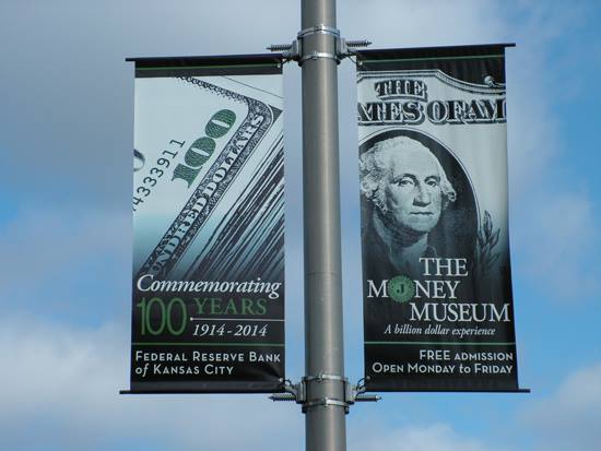 Federal Reserve Pole Banners